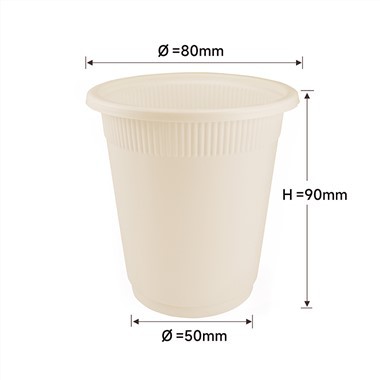 9oz Cornstarch Single Wall Cup