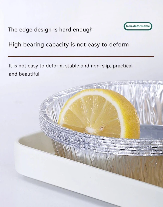 1000ml Round Aluminum Foil Container