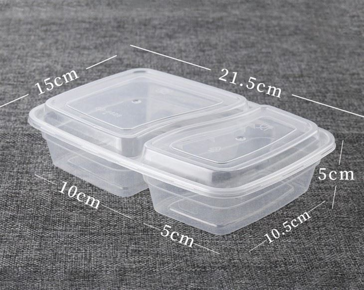 PP Disposable Take Away Bento Lunch Box